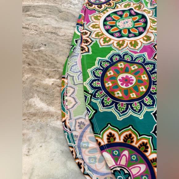 Heimish USA Maxi Dress Sleeveless Boho Medallion Print Colorful Casual Summer - Picture 9 of 11